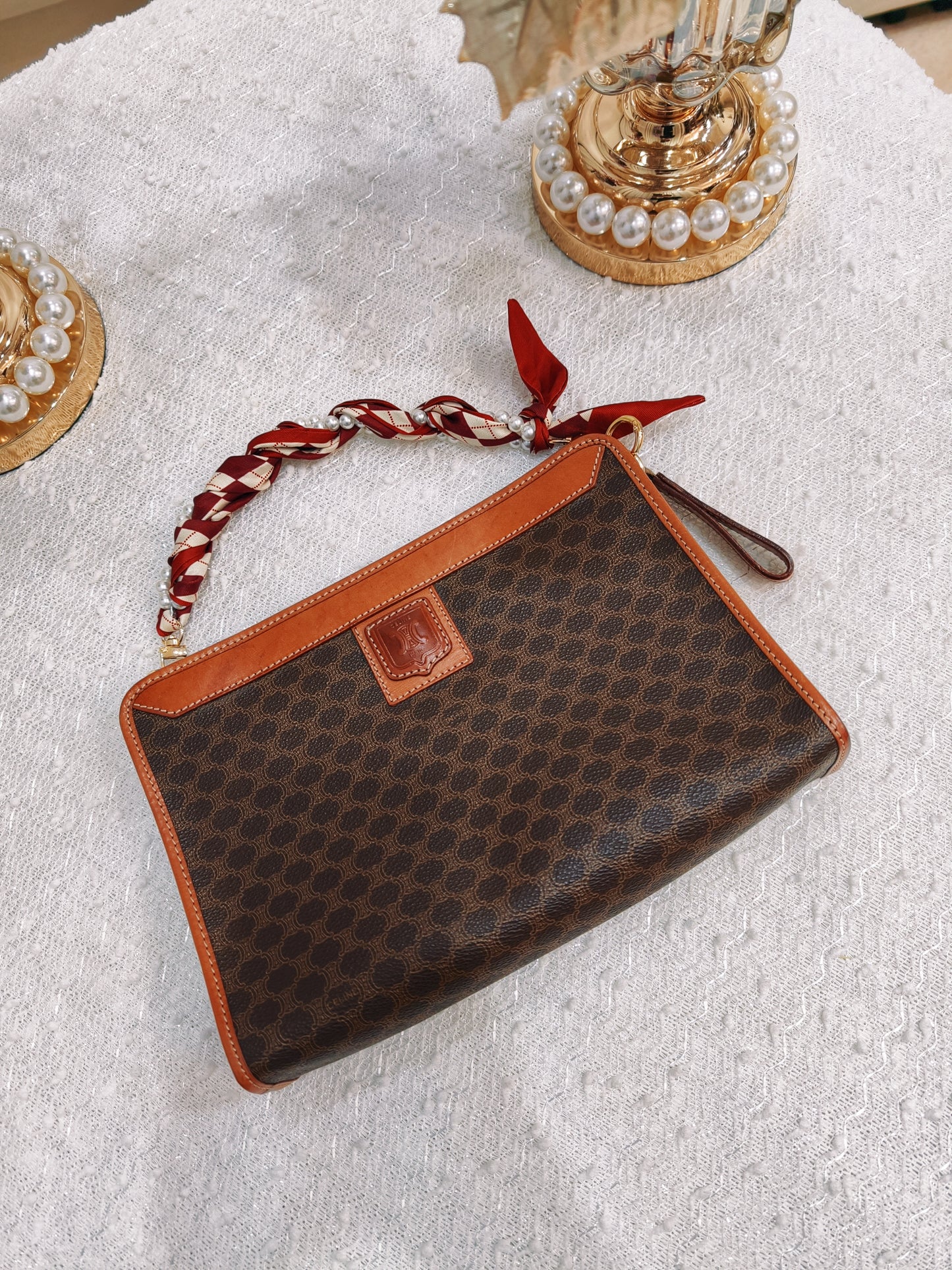 Celine Macadam Pouch 啡色
