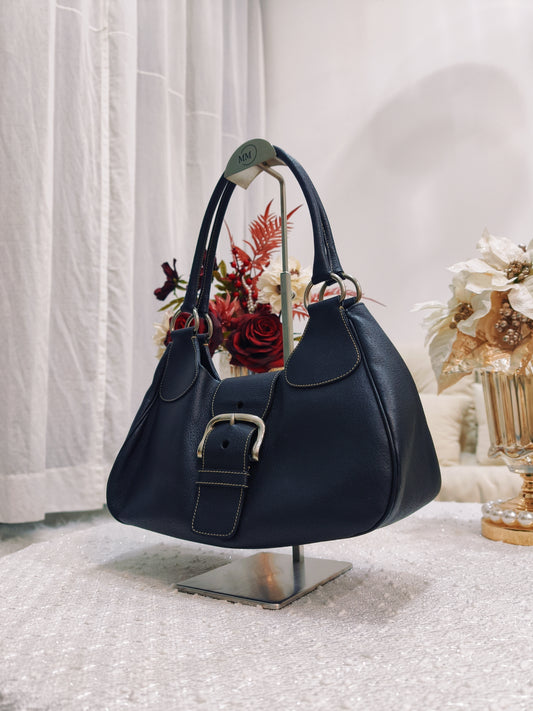 Prada Leather Shoulder Bag ( Black)