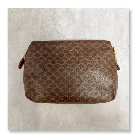 Celine Pouch 21cm (中size) 雲朵包 (啡色) 凱旋門扣