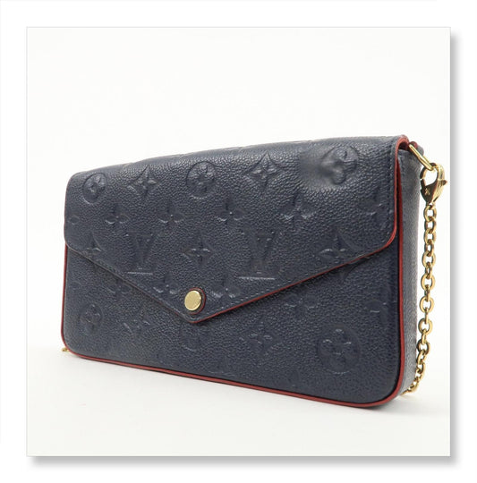 LV Félicie Pochette 經典牛皮壓花金扣肩背袋 NZ2139