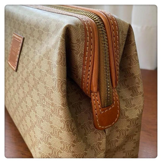 Celine Pouch 21cm (中size) 雲朵包 (米色) 凱旋門扣