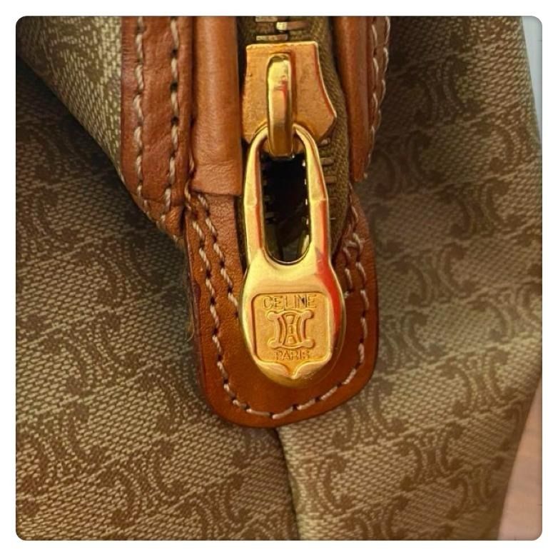 Celine Pouch 21cm (中size) 雲朵包 (米色) 凱旋門扣