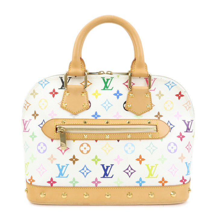 Louis Vuitton Monogram Multicolor Alma PM Hand Bag Blanc M92647【Pre-order】