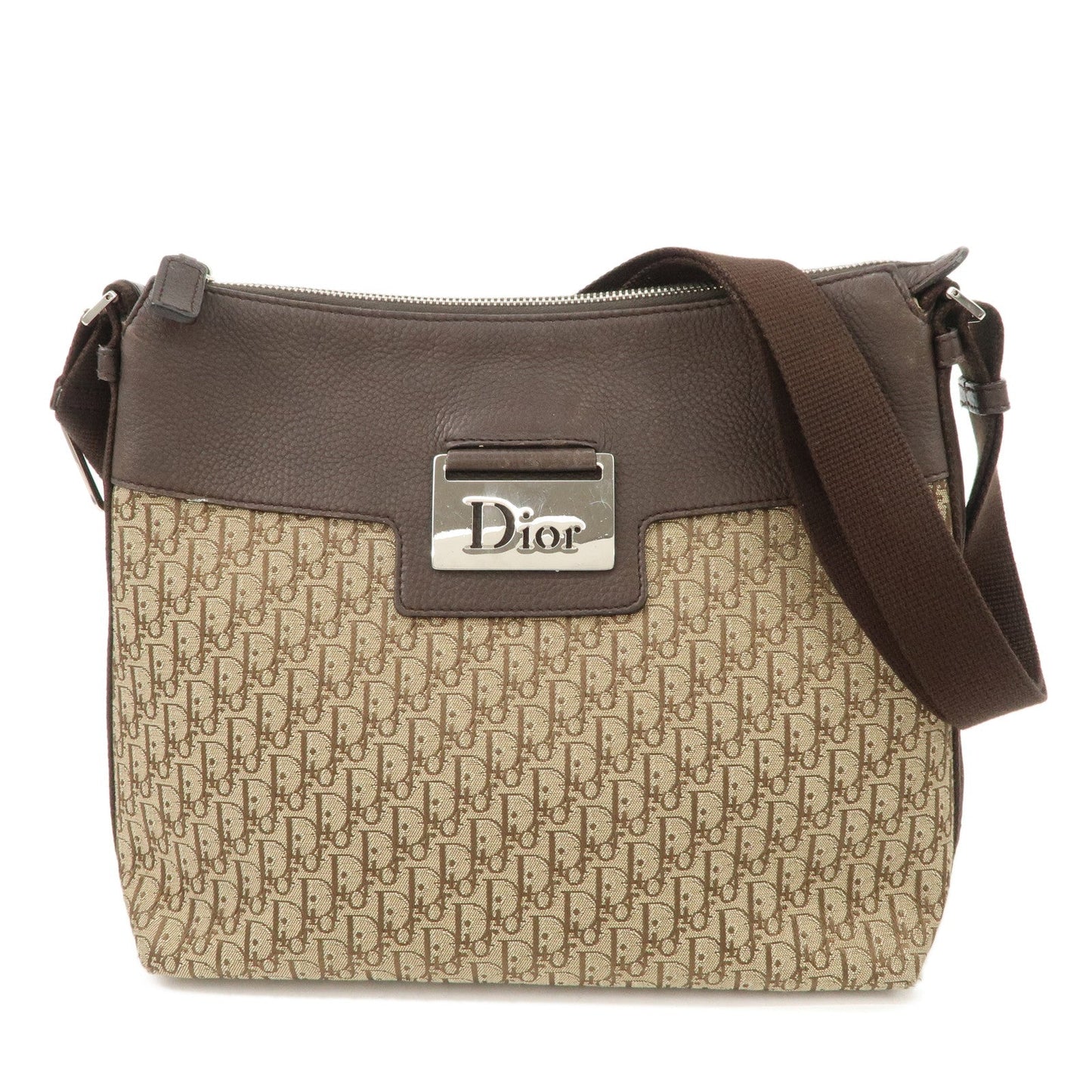 Christian Dior Street Chic Trotter Canvas Leather Shoulder Bag【Pre-order】
