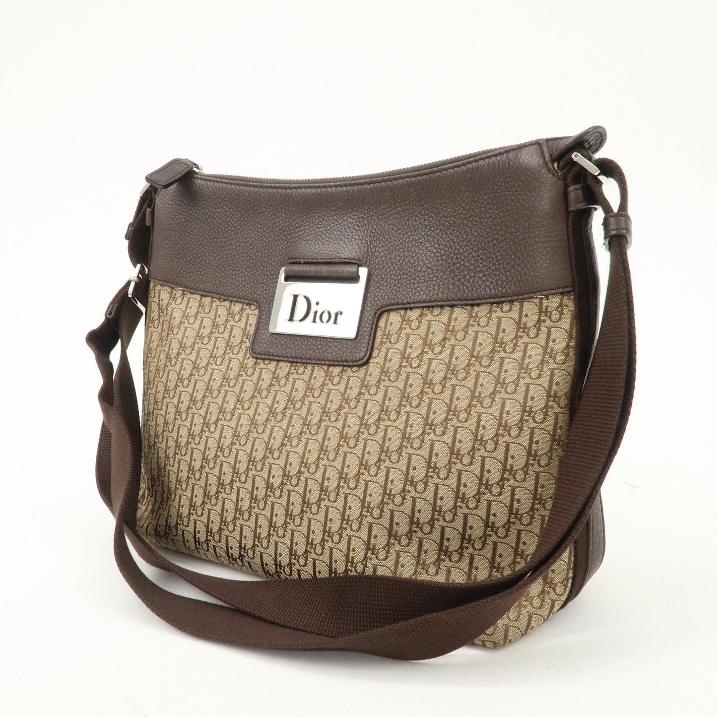Christian Dior Street Chic Trotter Canvas Leather Shoulder Bag【Pre-order】