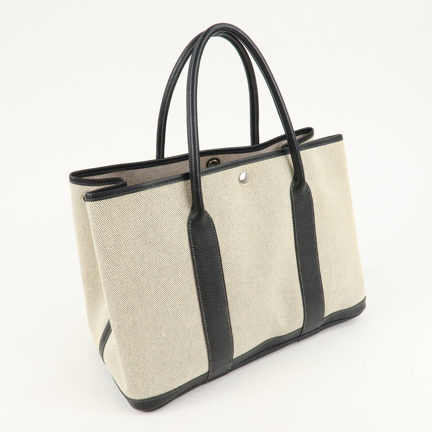 Hermes ToileOfficier Leather Garden Party PM J Stamped Tote Bag【Pre-order】