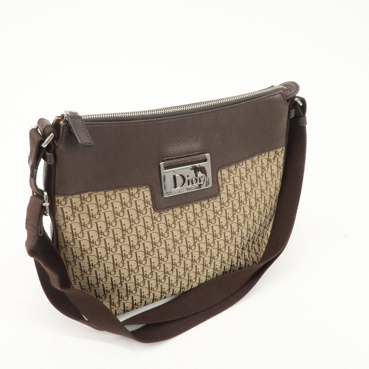 Christian Dior Street Chic Trotter Canvas Leather Shoulder Bag【Pre-order】