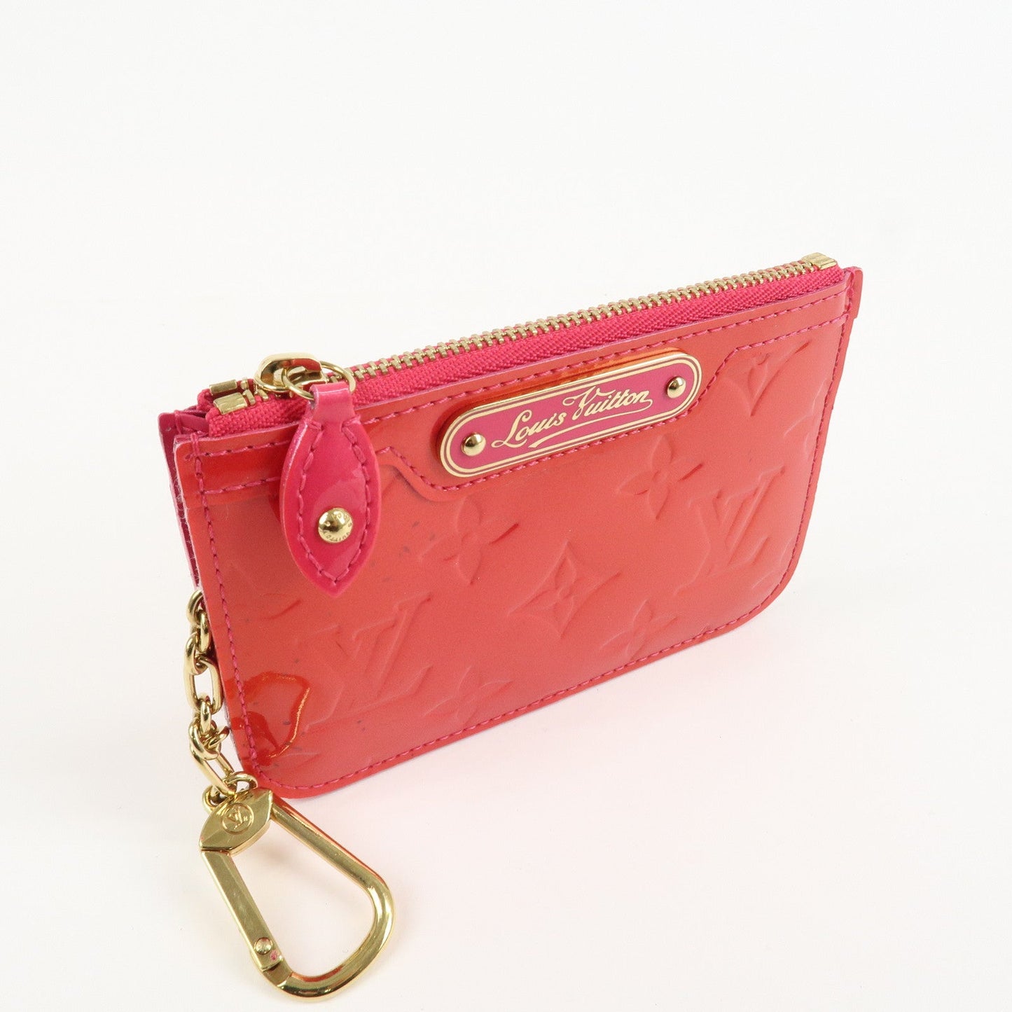 Louis Vuitton Vernis Pochette Cles Coin Case NM Rose Pop M93637【Pre-order】