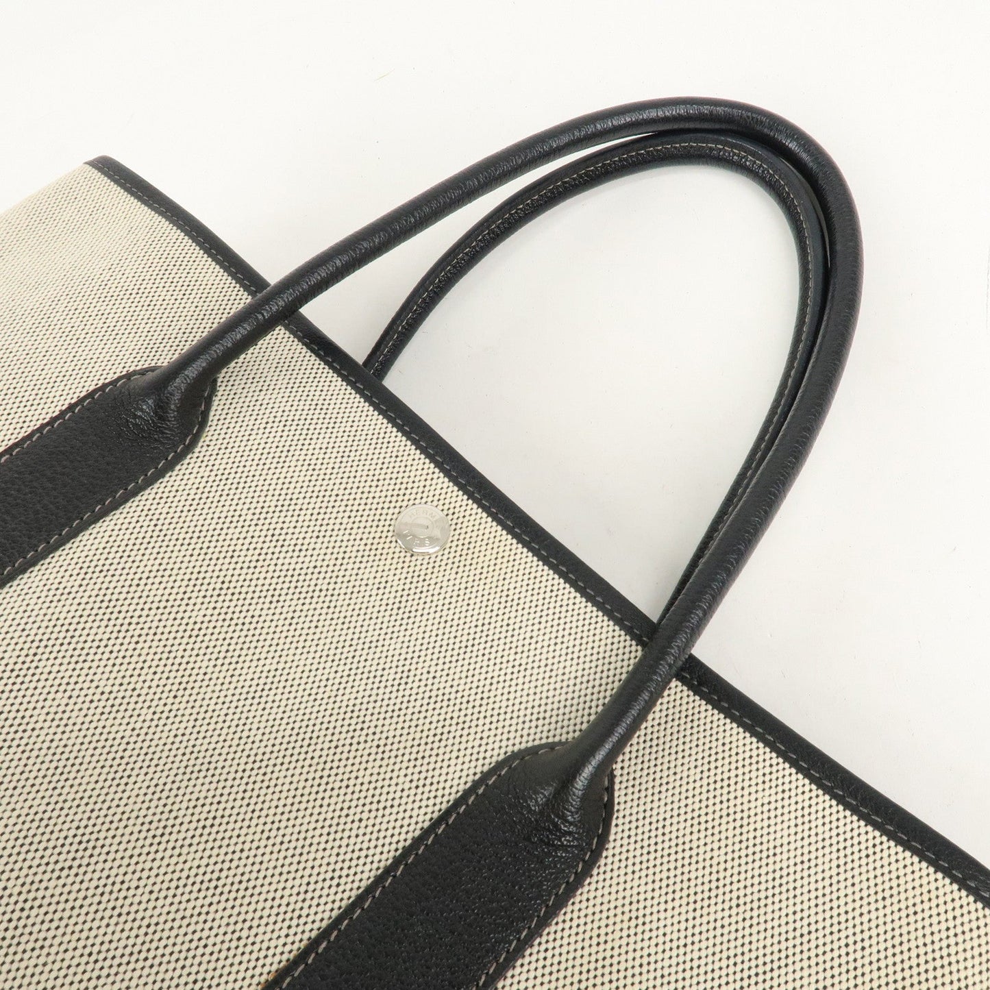 Hermes ToileOfficier Leather Garden Party PM J Stamped Tote Bag【Pre-order】