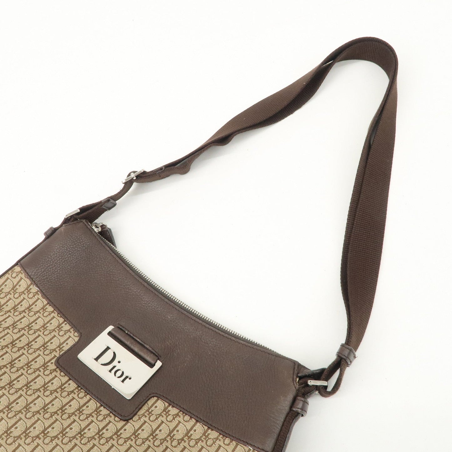 Christian Dior Street Chic Trotter Canvas Leather Shoulder Bag【Pre-order】