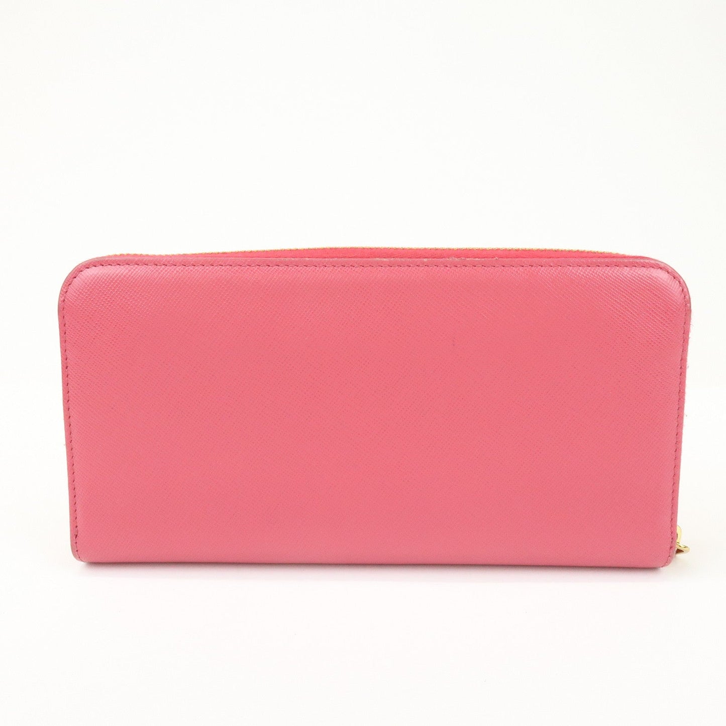 Prada Saffiano Leather Round Zippy Wallet Pink Pink 1M0506【Pre-order】