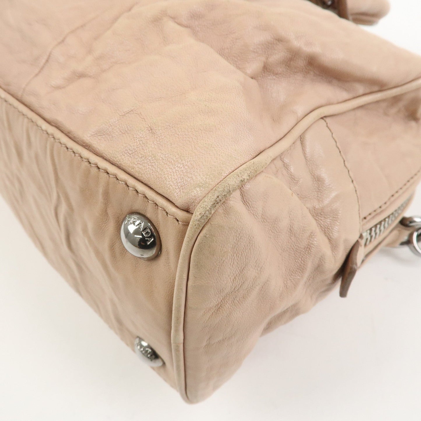 Prada Nappa Leather 2Way Bag Hand Bag Shoulder Bag Light Pink【Pre-order】