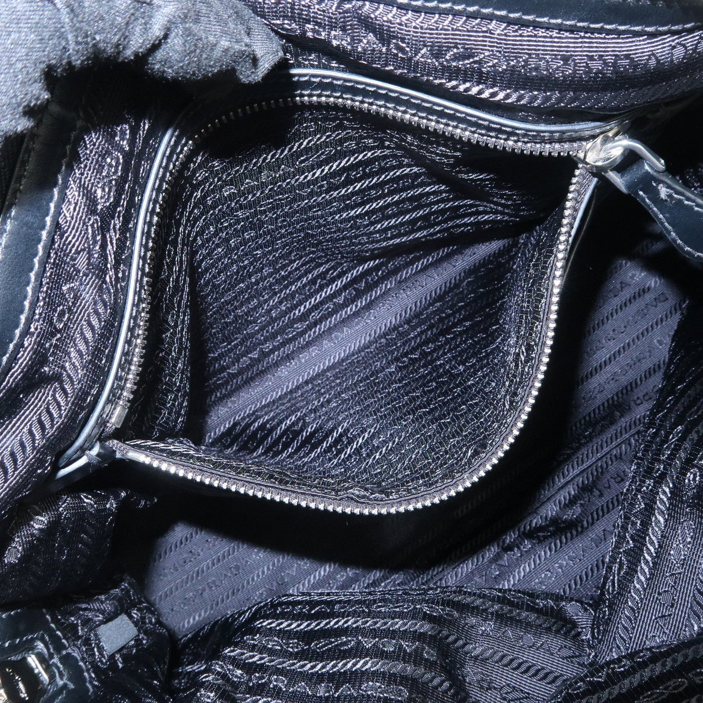 Prada Nylon Leather 2Way Bag Hand Bag Shoulder Bag Black 1BB912【Pre-order】