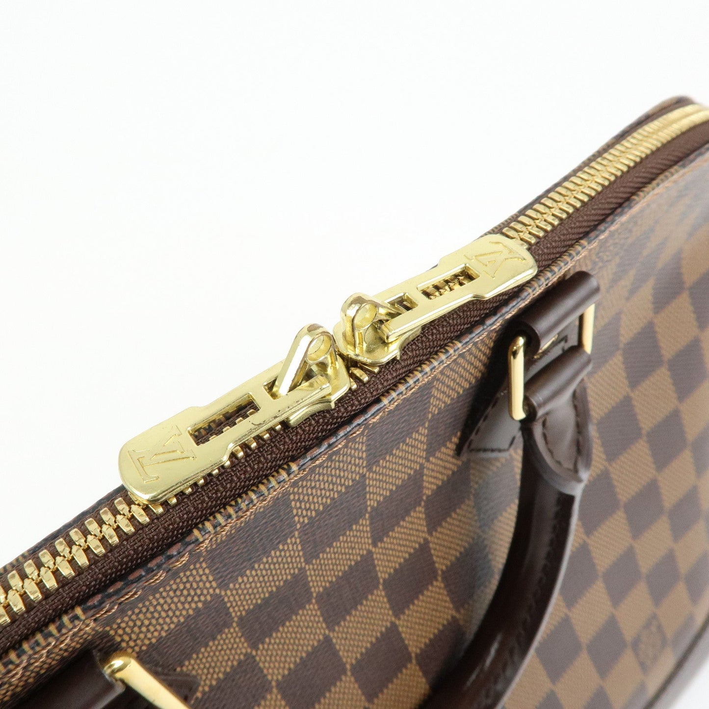 Louis Vuitton Damier Canvas Leather Alma PM Hand Bag Brown N51131【Pre-order】