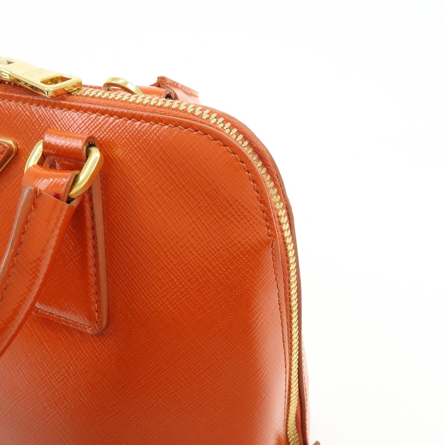 Prada Triangle Logo Patent Leather 2Way Hand Shoulder Bag BL0838【Pre-order】