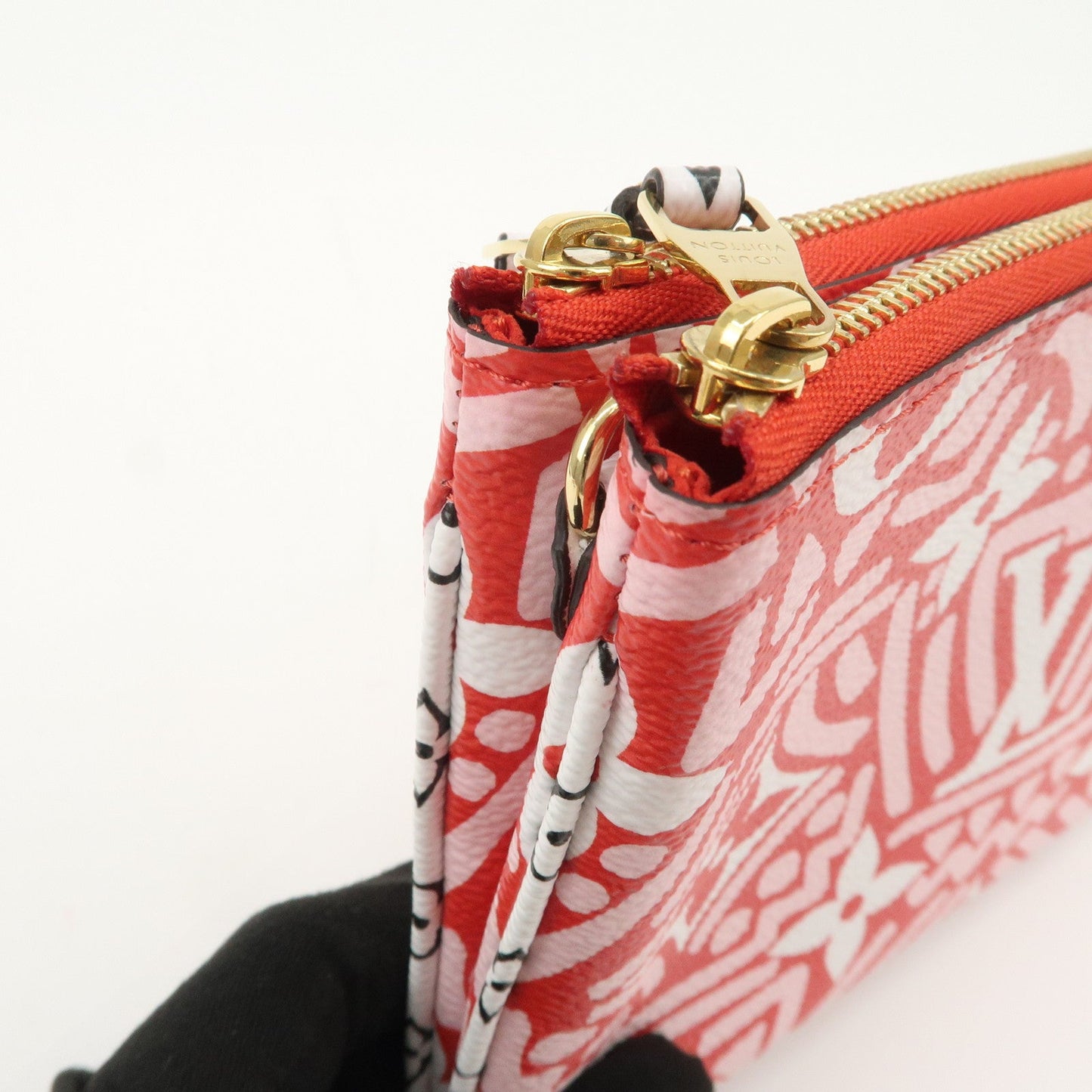 Louis Vuitton Monogram LV Crafty Pochette Double Zip Bag Red M69488【Pre-order】