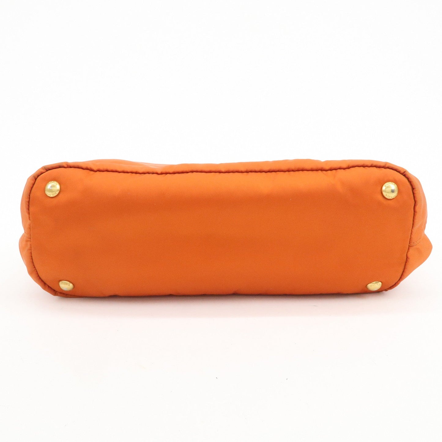 Prada Nylon Saffiano Leather Tote Bag Hand Bag Orange【Pre-order】