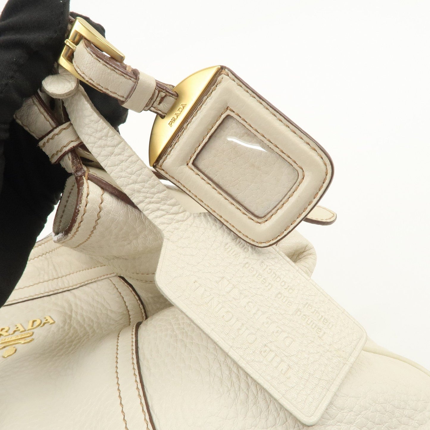 Prada Logo Shoulder Bag Hand Bag Ivory【Pre-order】