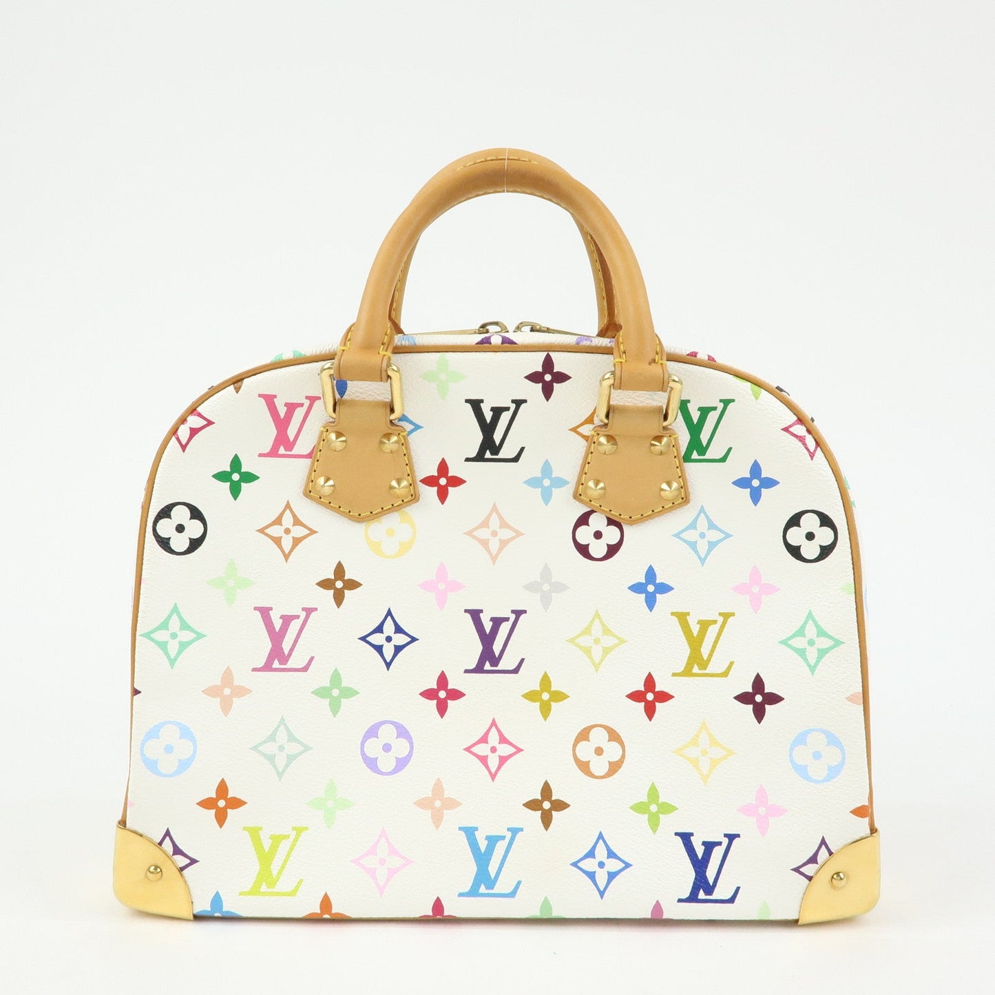 Louis Vuitton Monogram Multicolor Trouville Hand Bag Blanc M92663【Pre-order】