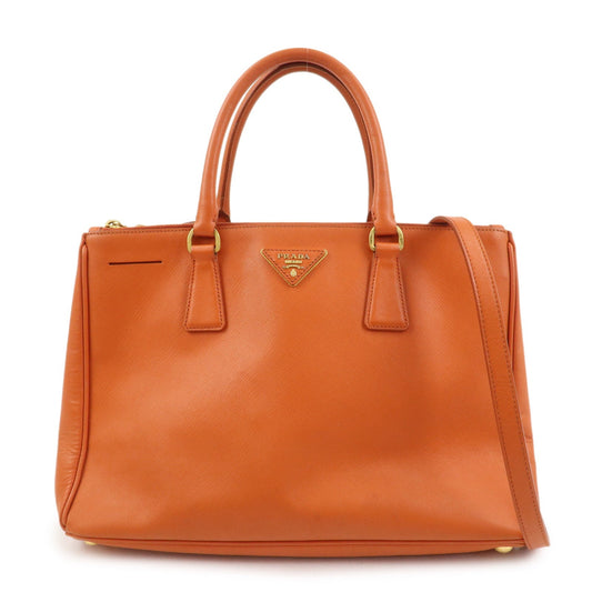 Prada Galleria Saffiano Leather 2Way Bag Orange 1BA274【Pre-order】