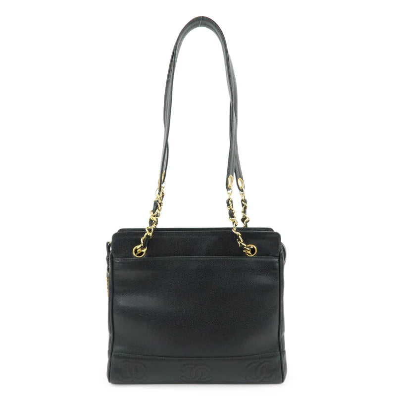 Chanel Triple COCO Mark Caviarskin Chain Shoulder Bag【Pre-order】