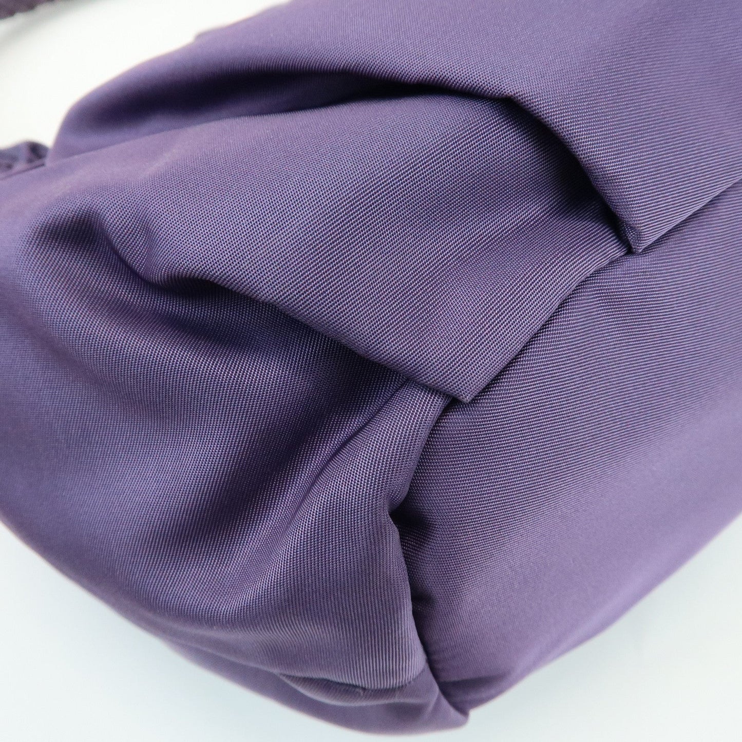 Prada Ribbon Nylon Leather Shoulder Bag Hand Bag Purple BR4237【Pre-order】