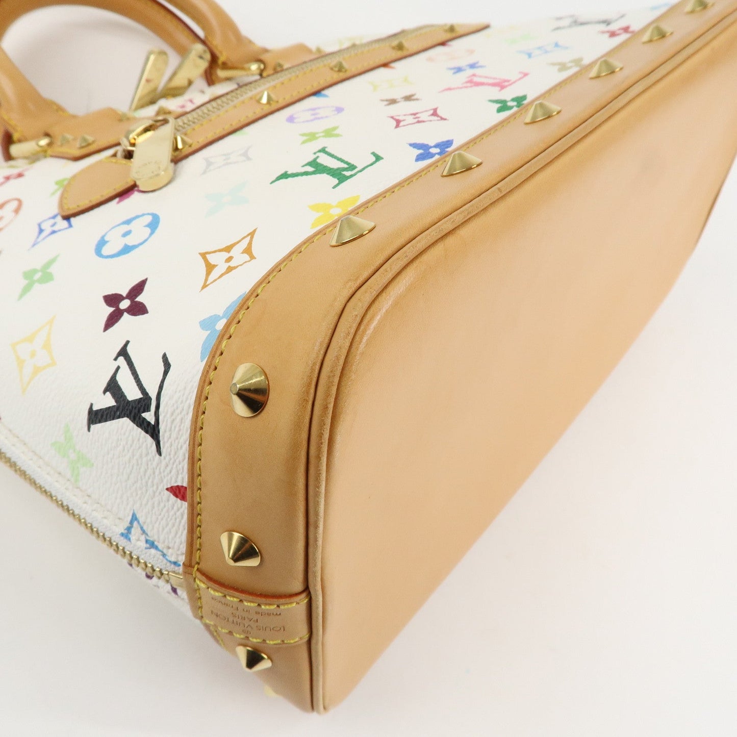Louis Vuitton Monogram Multicolor Alma Hand Bag Blanc M92647【Pre-order】