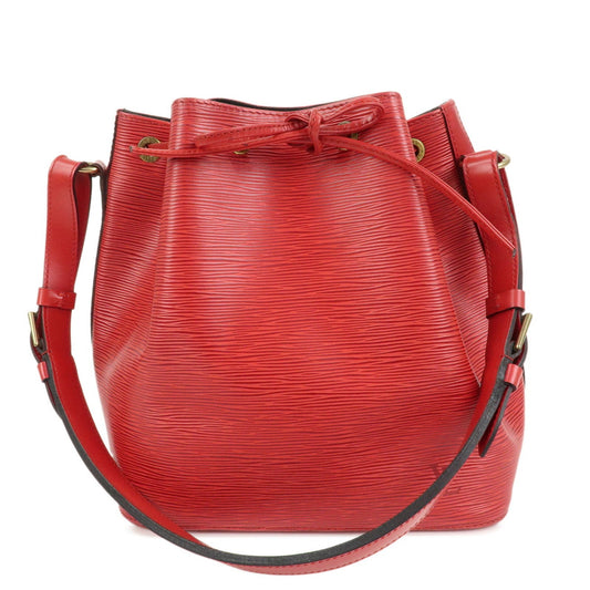 Louis Vuitton Epi Petit Noe Shoulder Bag Castilian Red M44107【Pre-order】