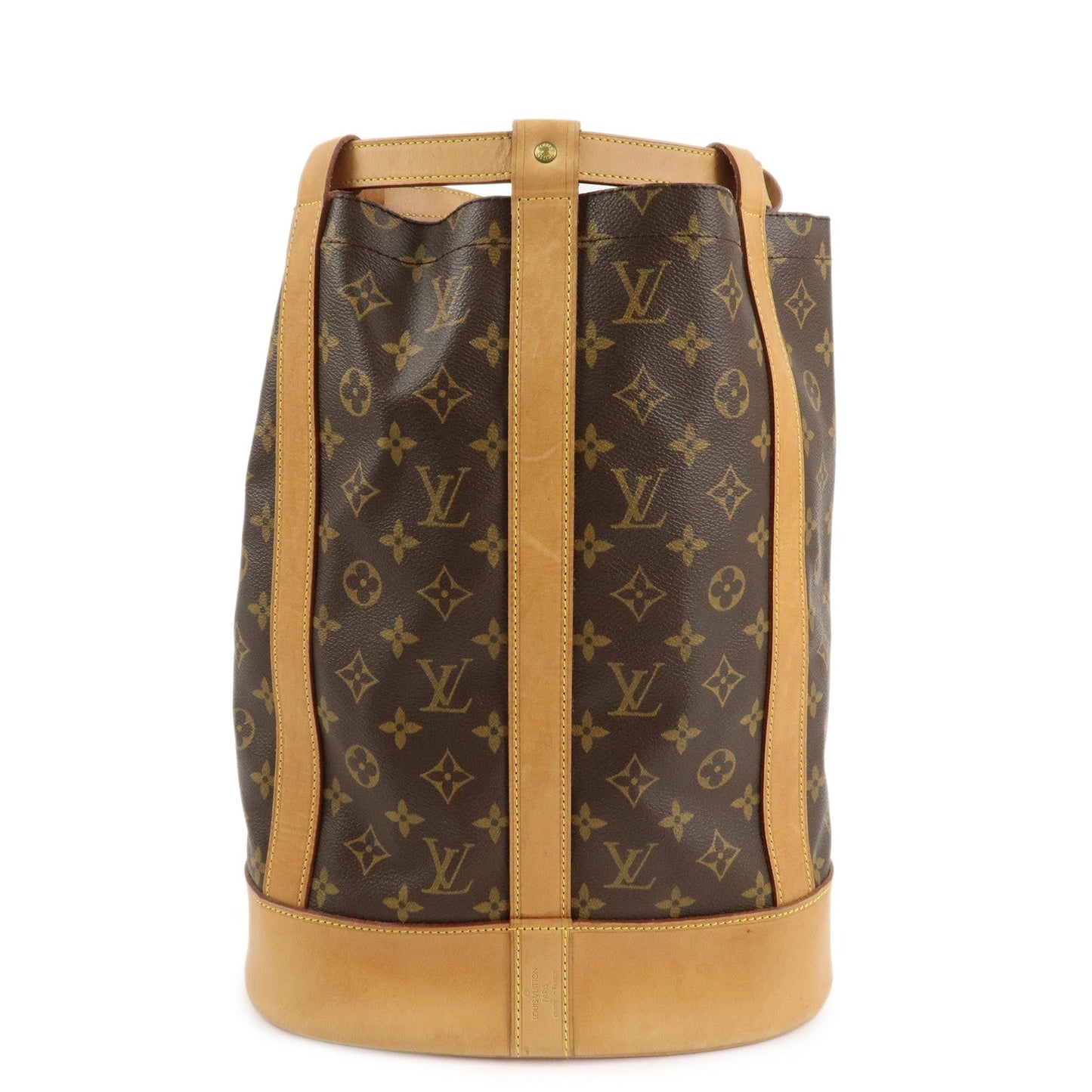 Louis Vuitton Monogram Randonnee PM Laundry Bag Brown M42243 Used【Pre-order】