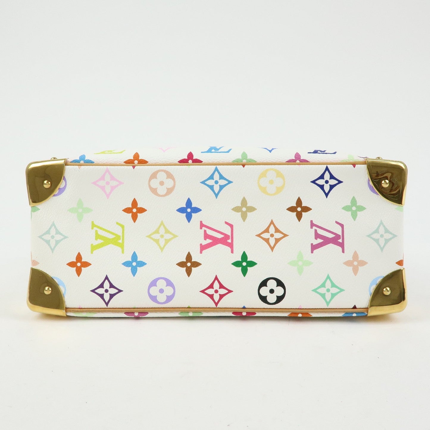 Louis Vuitton Monogram Multicolor Trouville Hand Bag Blanc M92663【Pre-order】
