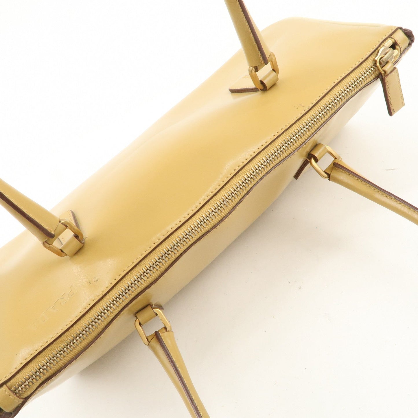 Prada Leather Shoulder Bag Hand Bag Light Brown【Pre-order】