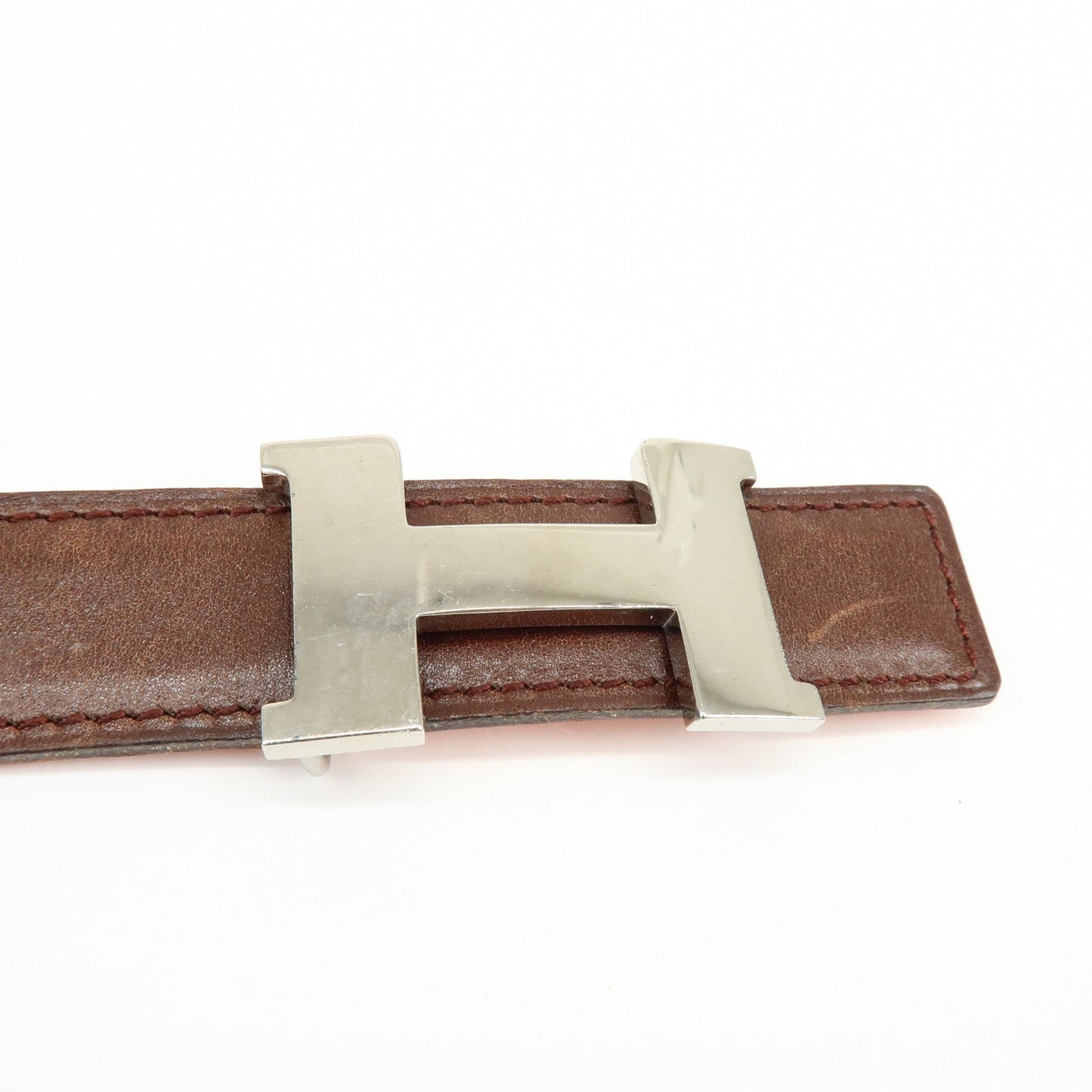Hermes Leather H Buckle □B Stamped Reversible Constance Belt【Pre-order】