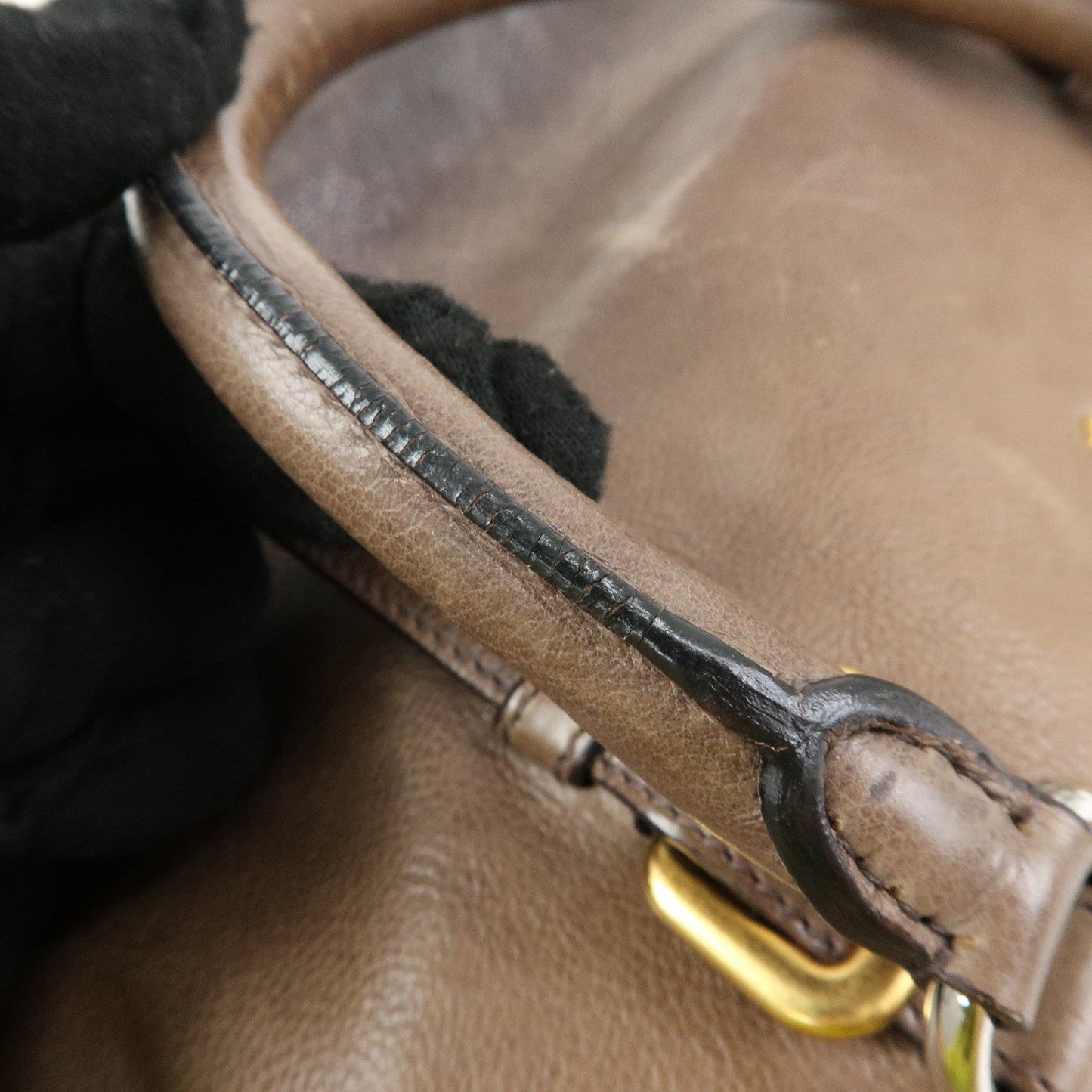 Prada Logo Leather 2Way Bag Hand Bag Shoulder Bag Brown BL0472【Pre-order】