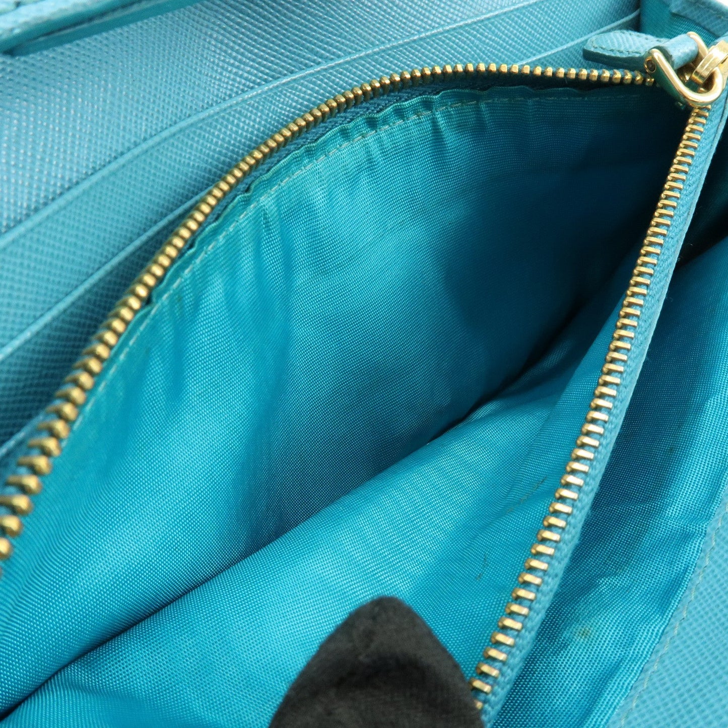 Prada Saffiano Leather Chain Wallet Shoulder Bag Blue 1M1290【Pre-order】