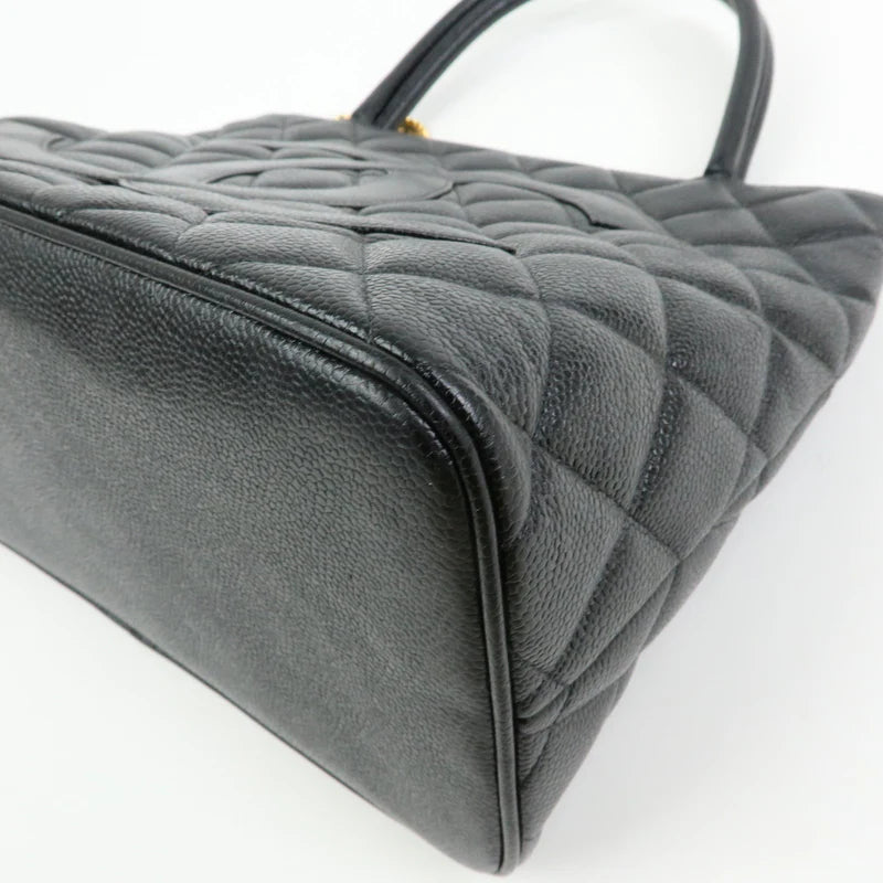 Chanel Matelasse COCO Mark Medallion Caviarskin Tote Bag【Pre-order】