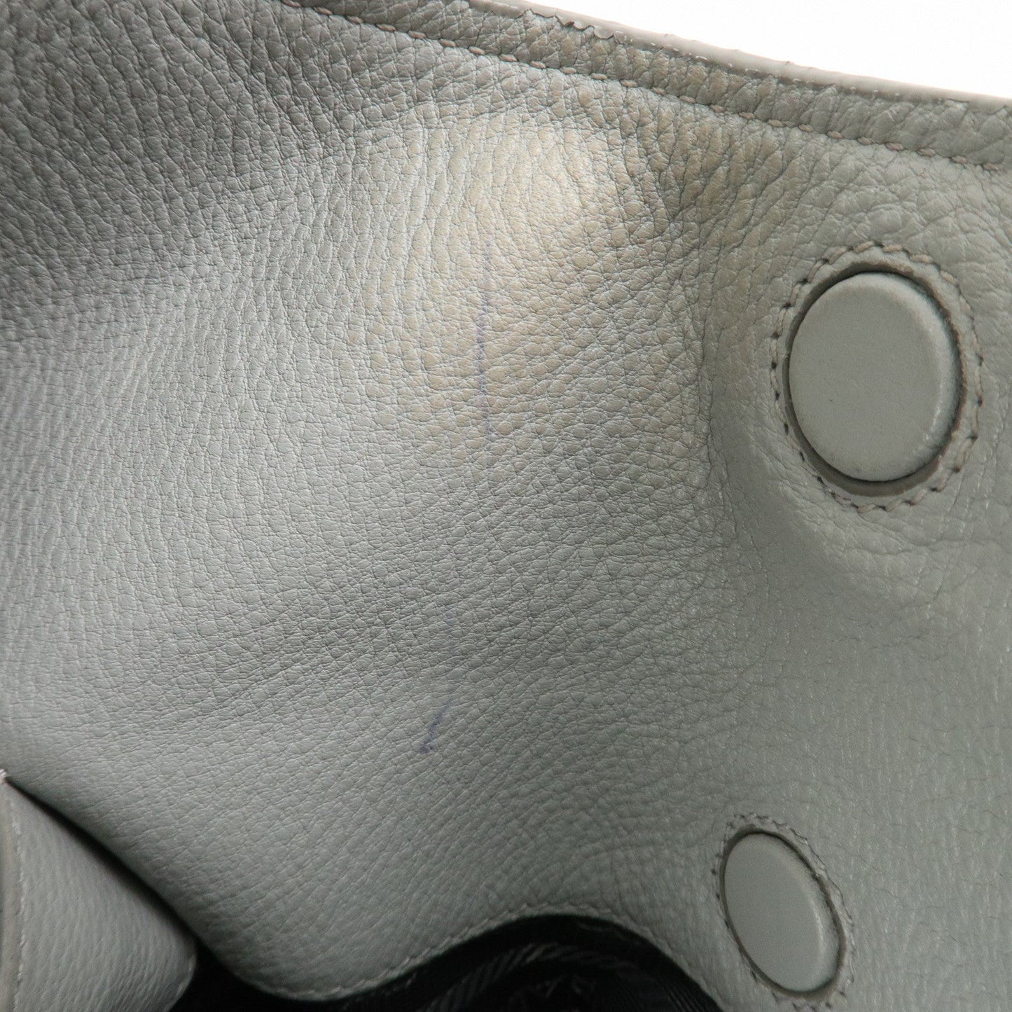 Prada Logo Leather Shoulder Bag Hand Bag Gray 1BC013【Pre-order】