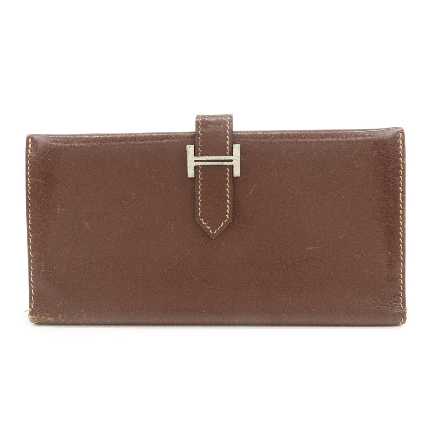 Hermes Béarn Classic Leather Long Wallet F Stamped【Pre-order】