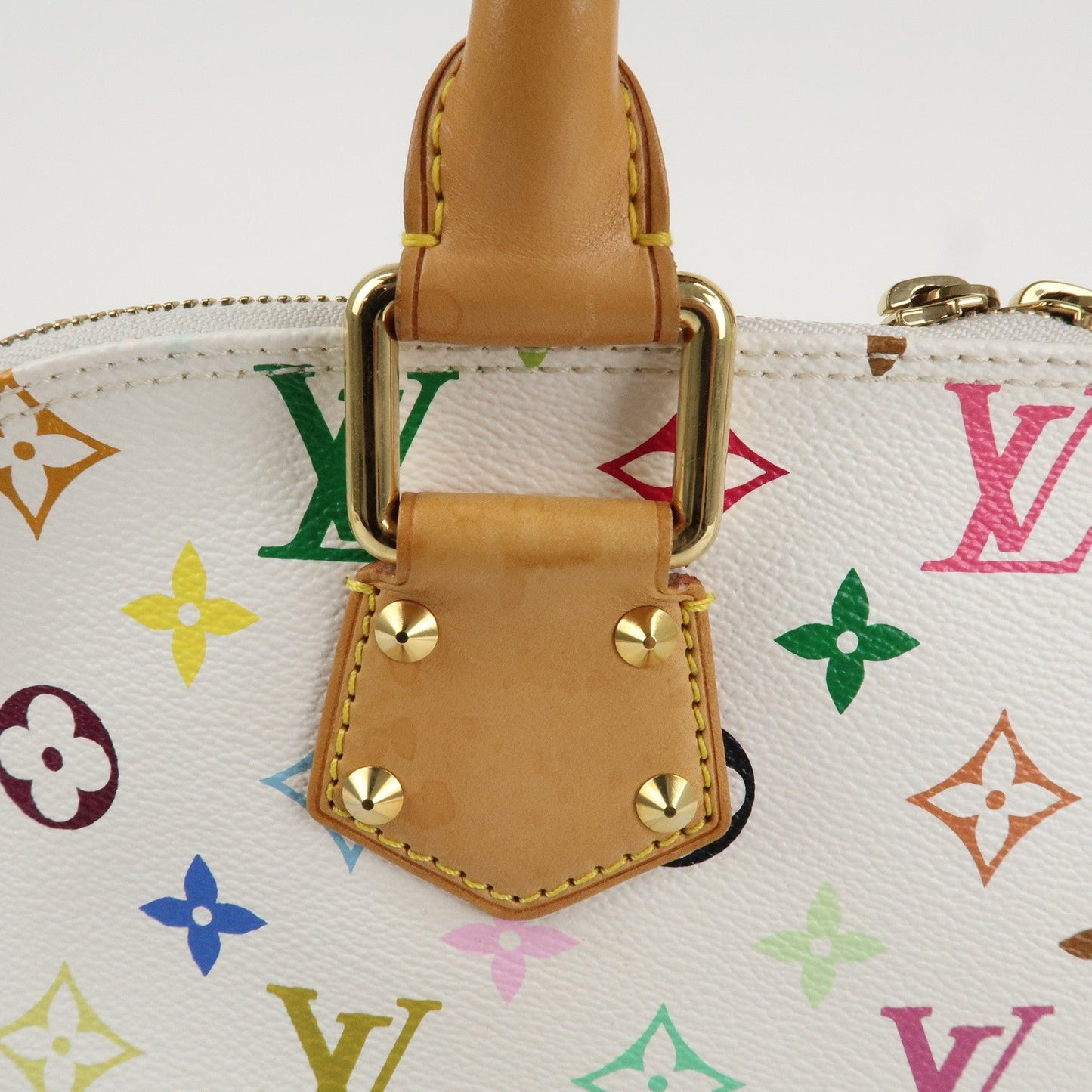 Louis Vuitton Monogram Multicolor Alma Hand Bag Blanc M92647【Pre-order】