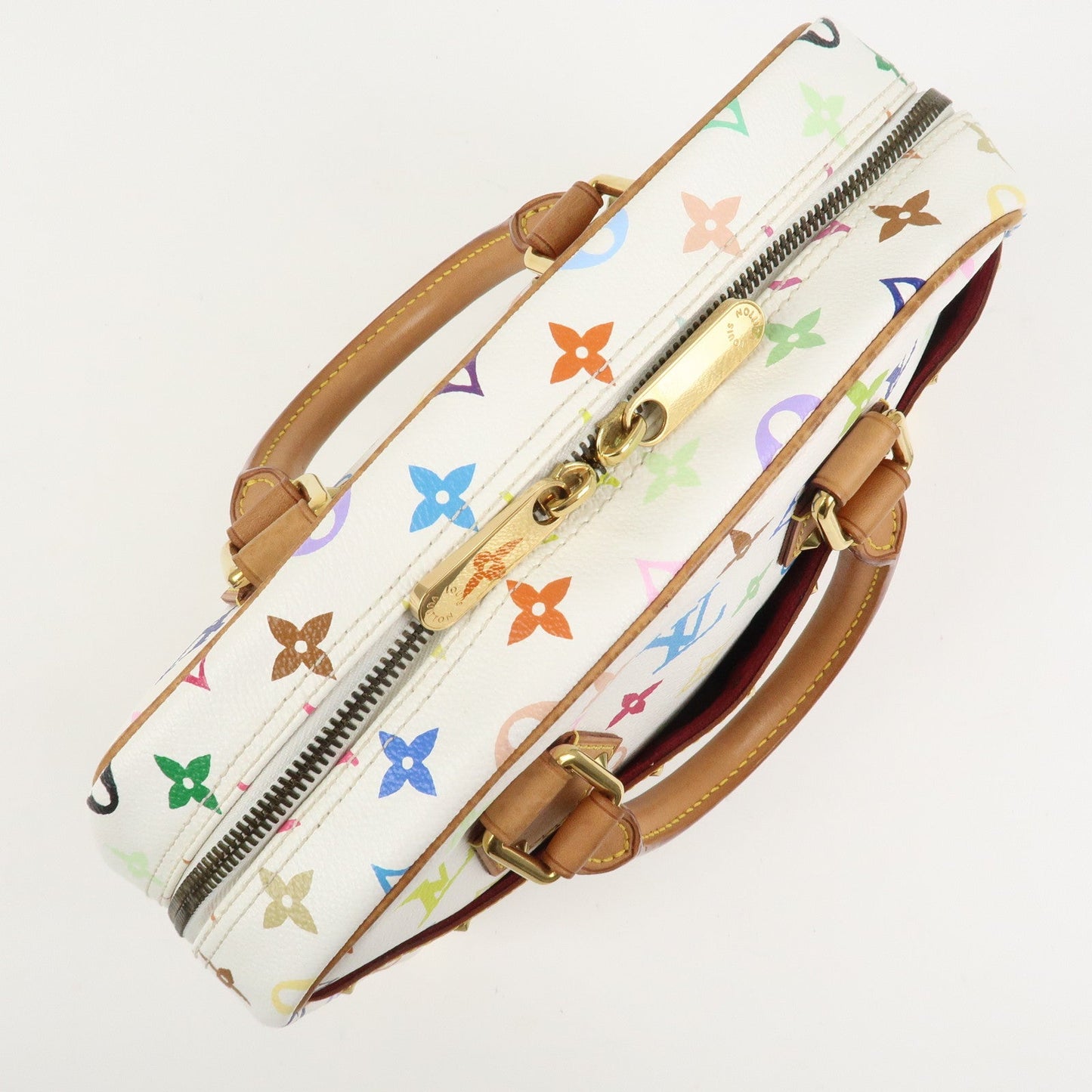 Louis Vuitton Monogram Multicolor Trouville Hand Bag Blanc M92663【Pre-order】