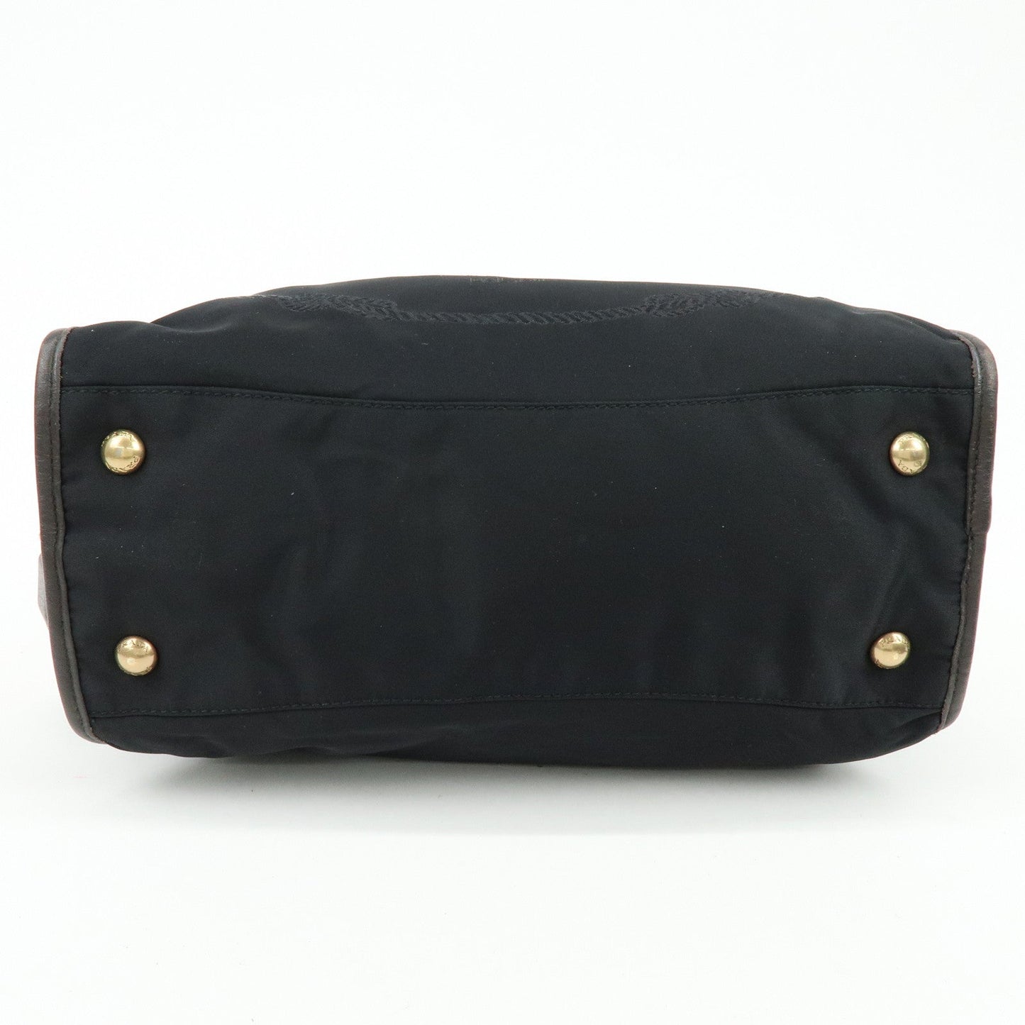 Prada Triangle Logo Nylon Leather 2Way Hand Shoulder Bag Black【Pre-order】