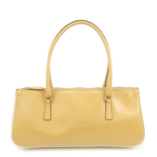 Prada Leather Shoulder Bag Hand Bag Light Brown【Pre-order】