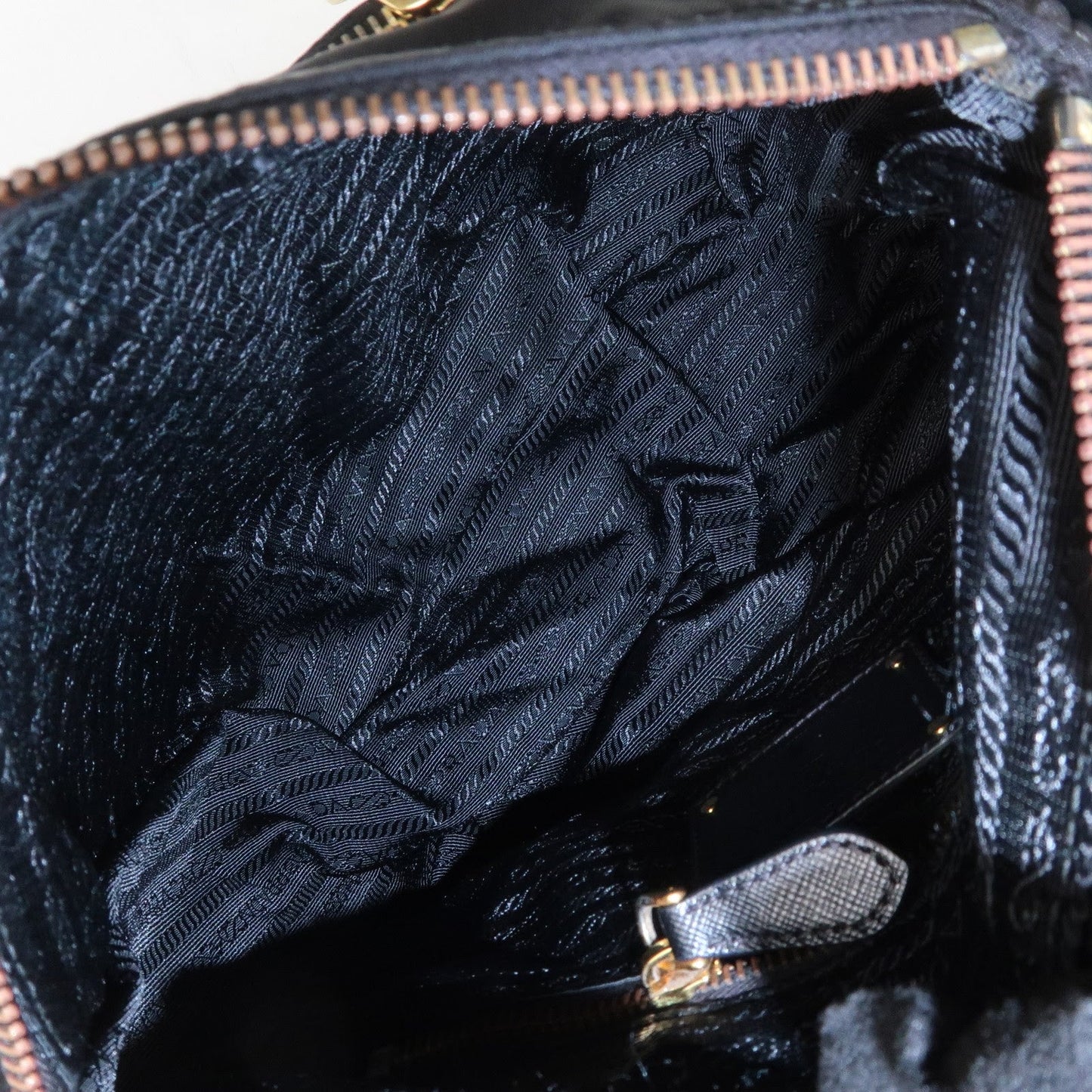Prada Logo Nylon Saffiano Leather Shoulder Bag Crossbody Bag Black【Pre-order】
