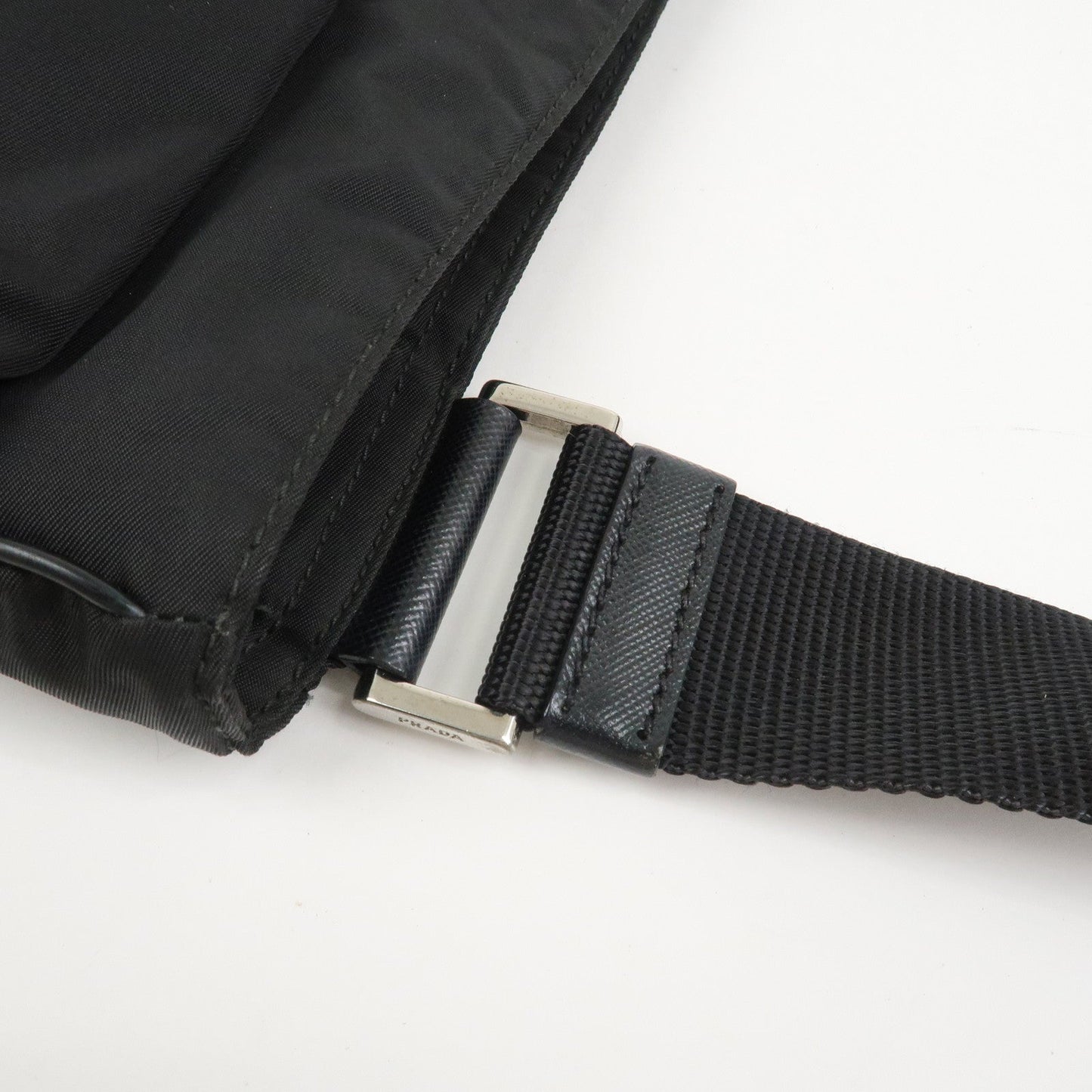 Prada Nylon Saffiano Leather Shoulder Bag Black VA0269【Pre-order】