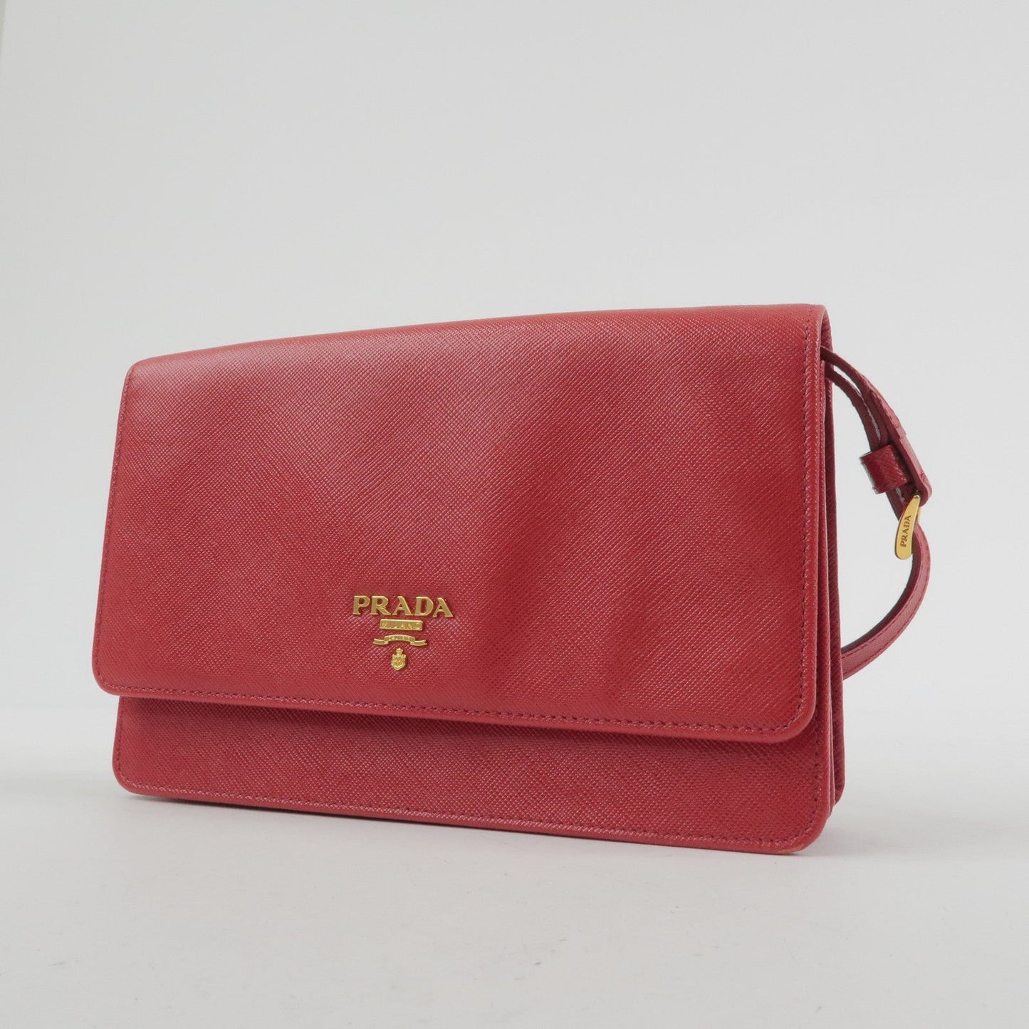 Prada Saffiano Leather Shoulder Bag Crossbody Bag Red 1M1361【Pre-order】