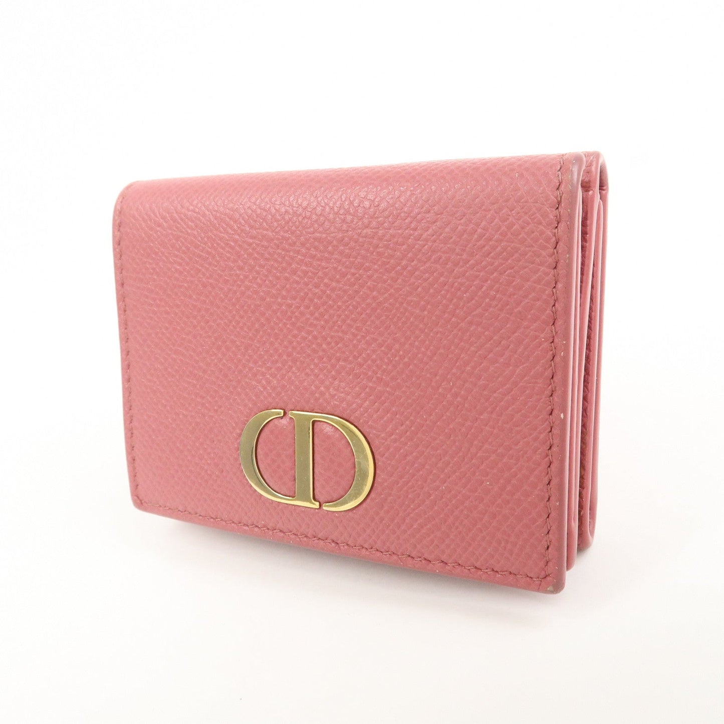 Christian Dior Logo Leather Tri-fold Small Compact Wallet【Pre-order】