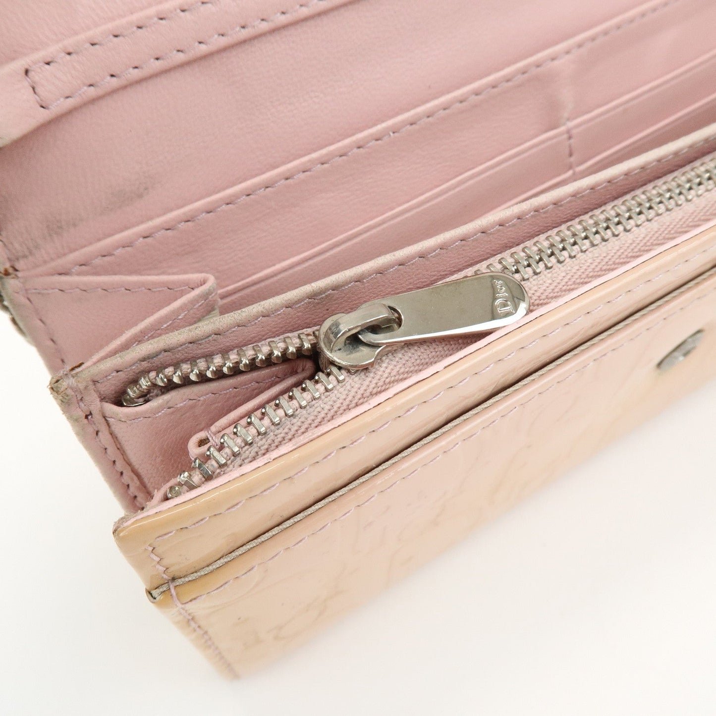 Christian Dior Patent Leather Chain Wallet Long Wallet【Pre-order】