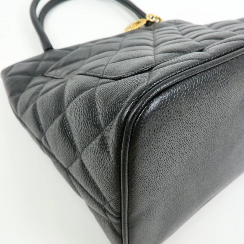 Chanel Matelasse COCO Mark Medallion Caviarskin Tote Bag【Pre-order】