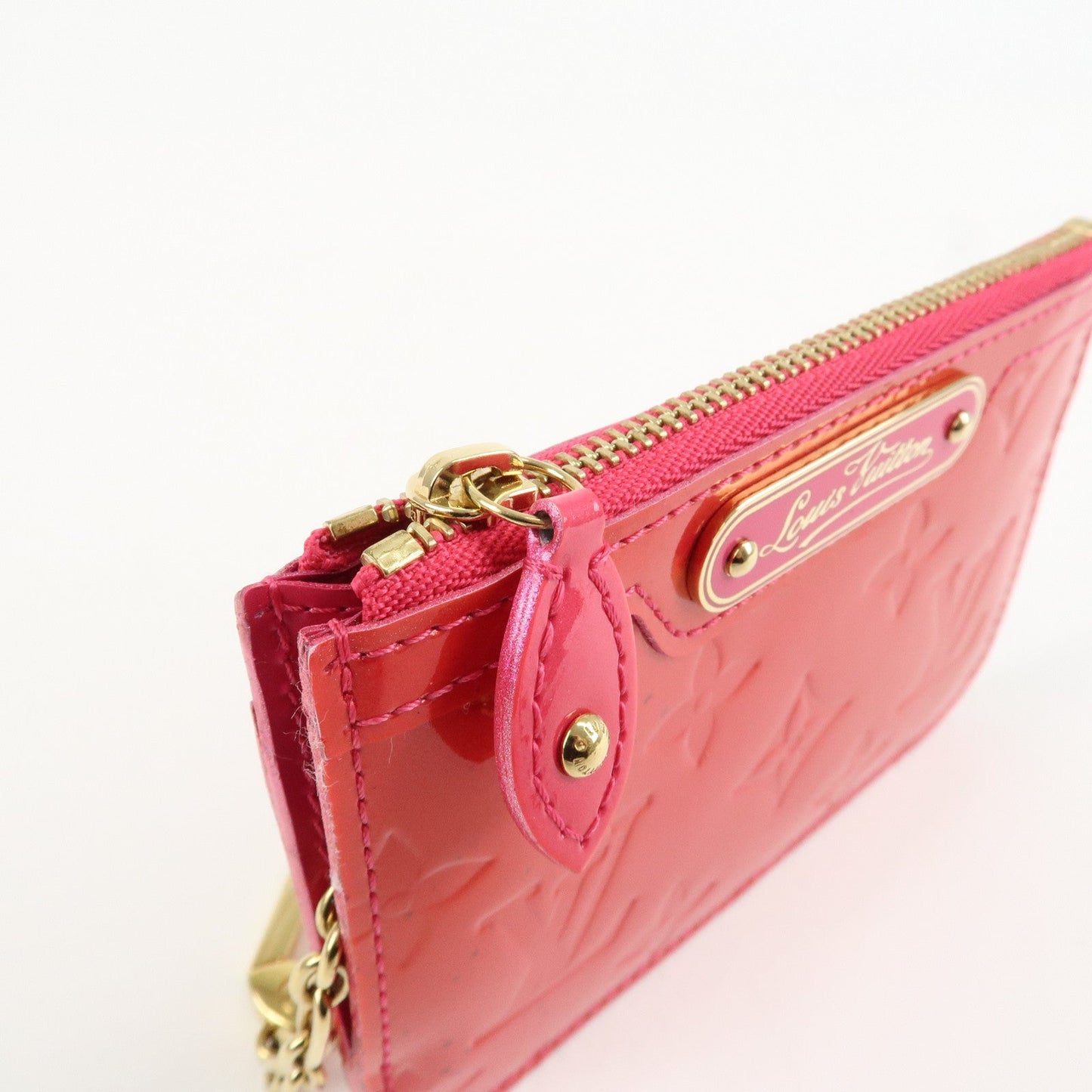 Louis Vuitton Vernis Pochette Cles Coin Case NM Rose Pop M93637【Pre-order】