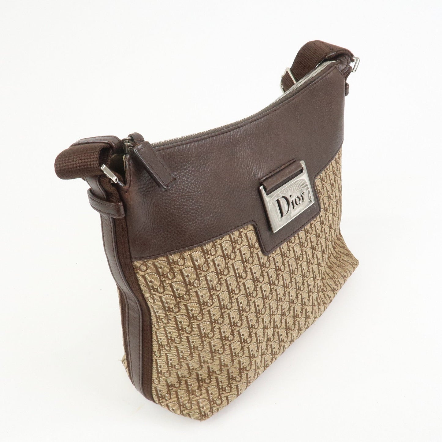 Christian Dior Street Chic Trotter Canvas Leather Shoulder Bag【Pre-order】