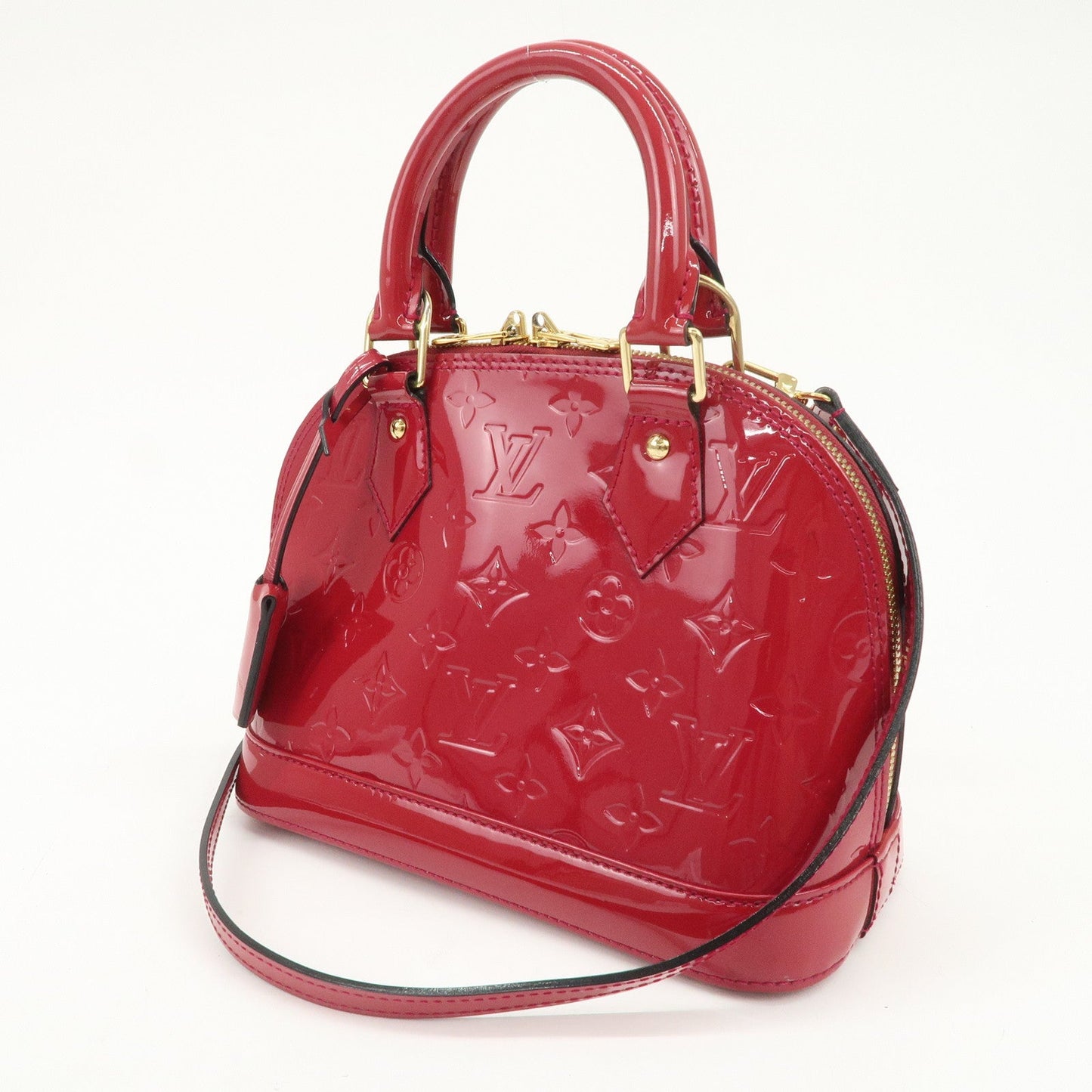 Louis Vuitton Monogram Vernis Alma BB 2Way Bag Rose Indien M91771【Pre-order】